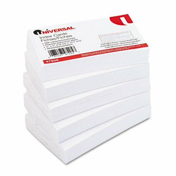 Coolcrafts Unruled Index Cards- 3 x 5- White, 500PK CO3646386